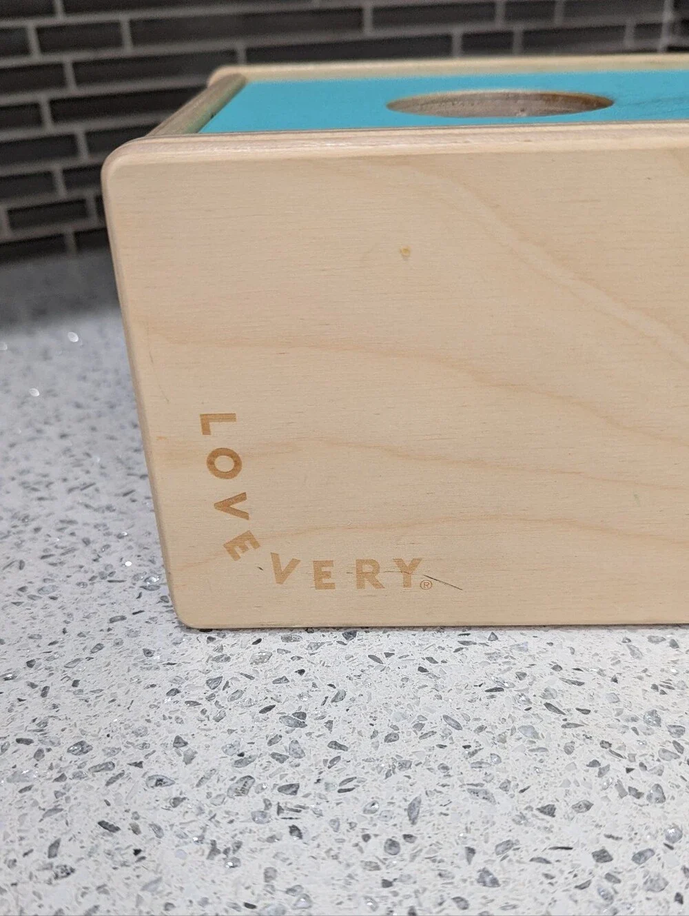 Lovevery Sliding Top Drop Box Wooden Ball Montessori First Birthday Thinker Kit